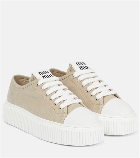 miu miu low top sneakers|miu mi u shoes.